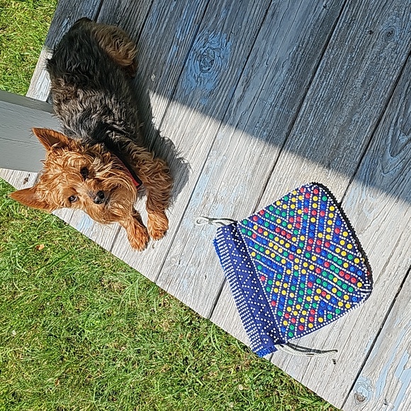 VINTAGE Emson Beaded REVERSIBLE purse - Picture 13 of 15